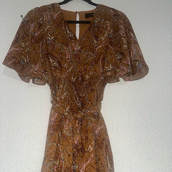 Code x Mode | V neck Paisley Dress size S - Picture 3 of 5